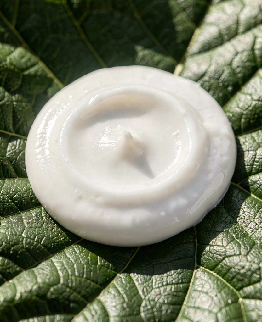 Detail přírodního krému